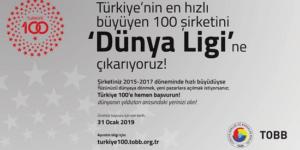 TOBB TÜRKİYE 100 BAŞVURULARI BAŞLADI