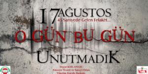 17 AĞUSTOS DEPREMİ
