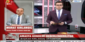 KIRLANGIÇ CANLI YAYINDA AMASYA'YI ANLATTI