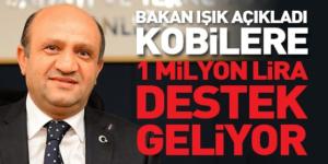 KOSGEB'DEN 1 MİLYON LİRALIK DESTEK