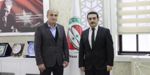 AMASYA TSO BAŞKANI MURAT KIRLANGIÇ AVRUPA KOBİ HAFTASI VE YENİLENEN KOSGEB DESTEKLERİ KAPSAMINDA KOSGEB MÜDÜRÜ BAYRAM ALİ KUKUŞ'U MAKAMINDA AĞIRLADI
