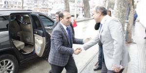 ATSO BAŞKANI KIRLANGIÇ VALİ IŞIK’I AĞIRLADI