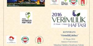 TOPLUM VE VERİMLİLİK BİLİNCİ KONFERANSI