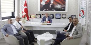 KIRLANGIÇ YENİAMASYASPOR YÖNETİMİNİ AĞIRLADI