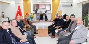 AMASYA TSO BAŞKANI KIRLANGIÇ VE YÖNETİMİ AV. GALİP UZUN'U ZİYARET ETTİ