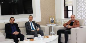 ŞAHİN VE GÜDEN BAŞKAN KIRLANGIÇ'I ZİYARET ETTİ