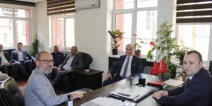 BAŞKAN KIRLANGIÇ VE YÖNETİMİ CUMHURİYET HALK PARTİSİNİ ZİYARET ETTİ