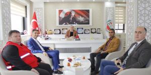Türk Kızılay Amasya Şubesinden Başkan Kırlangıç'a Ziyaret