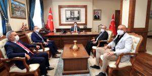 AMASYA TSO YÖNETİMİ VALİ MASATLI'YA ZİYARET GERÇEKLEŞTİRDİ