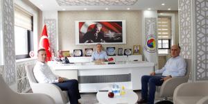 Amasya İl Millî Eğitim Müdürü ATSO Başkanı Kırlangıç'ı Ziyaret Etti
