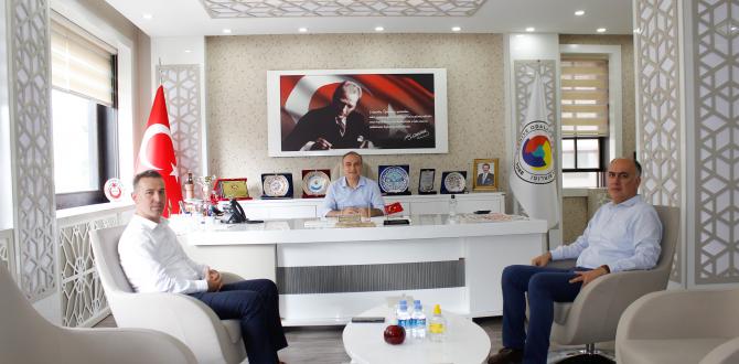 Amasya İl Millî Eğitim Müdürü ATSO Başkanı Kırlangıç'ı Ziyaret Etti