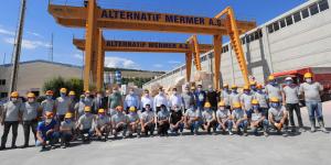 BAŞKAN KIRLANGIÇ AMASYA OSB'DEKİ FABRİKALARI ZİYARET ETTİ