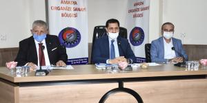 AMASYA TSO BAŞKANI MURAT KIRLANGIÇ OSB TOPLANTISINA KATILDI