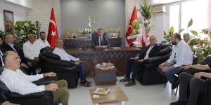 AMASYA TSO YÖNETİMİ MHP İL VE İLÇE BAŞKANLARINI ZİYARET ETTİ