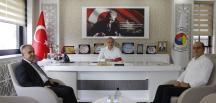 Vakıfbank Amasya Şubesi Müdürü Başkan Kırlangıç'ı Ziyaret Etti