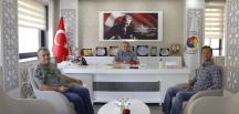 GTİ GÜRBULAK GÜMRÜK KAPISI MÜDÜRÜ VE ŞEFİ BAŞKAN KIRLANGIÇ'I ZİYARET ETTİ