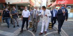 ATSO BAŞKANI KIRLANGIÇ KOVİD-19 DENETİMLERİNE KATILDI