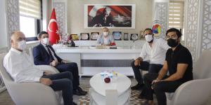ZOBU VE TAŞ BAŞKAN KIRLANGIÇI ZİYARET ETTİ