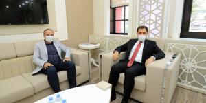 VALİ MASATLI BAŞKAN KIRLANGIÇ'I ZİYARET ETTİ