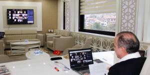 AMASYA TİCARET VE SANAYİ ODASI MECLİS TOPLANTISINI VİDEO KONFERANS YÖNTEMİYLE GERÇEKLEŞTİRDİ