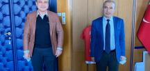 AMASYA TSO BAŞKANI MURAT KIRLANGIÇ NACİ BOSTANCI'YI ZİYARET ETTİ