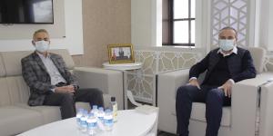 BAŞKAN ÖZTÜRK ATSO BAŞKANI KIRLANGIÇ'I ZİYARET ETTİ
