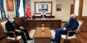 BAŞKAN KIRLANGIÇ VALİ MASATLI'YI ZİYARET ETTİ