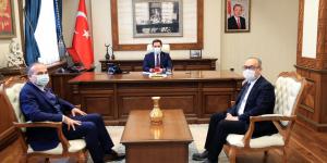 AMASYA TSO YÖNETİMİ VALİ MASATLI'YI ZİYARET ETTİ