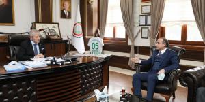 ATSO YÖNETİMİ BAŞKAN SARI'YA ZİYARET GERÇEKLEŞTİRDİ