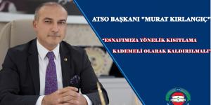 ATSO BAŞKANI MURAT KIRLANGIÇ 