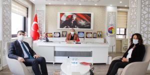 ATSO BAŞKANI KIRLANGIÇ ZİRAAT BANKASI YÖNETİCİLERİNİ KABUL ETTİ