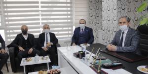 AMASYA TSO YÖNETİMİ GELECEK PARTİSİNİ ZİYARET ETTİ