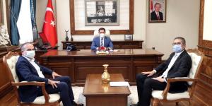BAŞKAN KIRLANGIÇ VALİ MASATLI'YI ZİYARET ETTİ