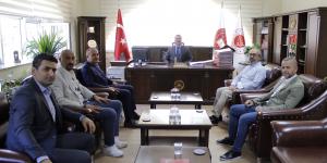 AMASYA TSO YÖNETİMİ CUMHURİYET BAŞSAVCISI MAHMUT BIÇAKÇI'YA HAYIRLI OLSUN ZİYARETİNDE BULUNDU