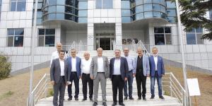 AMASYA TSO YÖNETİMİNDEN AMASYA ESNAF KEFALET VE KREDİ KOOPERATİF BAŞKANI İSA KÖSE'YE HAYIRLI OLSUN ZİYARETİ