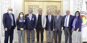 AMASYA YEŞİLIRMAK ROTARY KULÜBÜNDEN BAŞKAN KIRLANGIÇ'A ZİYARET