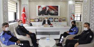 AMASYA EMNİYET MÜDÜRLÜĞÜNDEN BAŞKAN KIRLANGIÇ'A ZİYARET