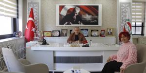 ODAMIZ ÜYESİ ARZU DEMİR'DEN BAŞKAN KIRLANGIÇ'A ZİYARET