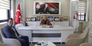 ODAMIZ ÜYESİ ALPER SERHAT ZEYTÜNLÜ'DEN BAŞKAN KIRLANGIÇ'A ZİYARET