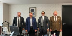 AMASYA İL VE İLÇE TSO BAŞKANLARINDAN KGF BAŞKANI ÖZEGEN'E ZİYARET