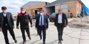 VALİ MASATLI VE BAŞKAN KIRLANGIÇ'TAN GÖZDE KURUYEMİŞ'E ZİYARET