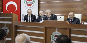 MHP GENEL BAŞKAN YARDIMCISI YAŞAR YILDIRIM VE BERABERİNDEKİ HEYETTEN ATSO'YA ZİYARET