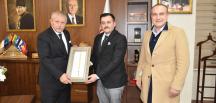 ATSO BAŞKANI KIRLANGIÇ VE AMASYA OSB MÜDÜRÜ BİLGİÇ'TEN AMASYA BELEDİYE BAŞKANI SARI'YA ZİYARET