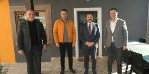 AMASYA VALİSİ MUSTAFA MASATLI VE ATSO BAŞKANI MURAT KIRLANGIÇ'TAN İBRAHİM KARAMAN'A ZİYARET