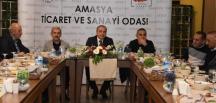 AMASYA TSO EV SAHİPLİĞİNDE BANKA MÜDÜRLERİ İLE İSTİŞARE TOPLANTISI DÜZENLENDİ