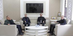 ORMAN İŞLETME MÜDÜRÜ ÇELİK İLE KADASTRO VE MÜLKİYET ŞEFİ ÇOLDUR'DAN BAŞKAN KIRLANGIÇ'A ZİYARET