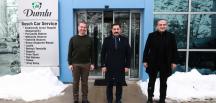 VALİ MASATLI VE BAŞKAN KIRLANGIÇ'TAN DUMLU BOSCH ARAÇ SERVİSİ İSTASYONU'NA ZİYARET
