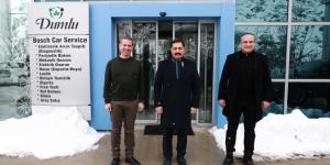 VALİ MASATLI VE BAŞKAN KIRLANGIÇ'TAN DUMLU BOSCH ARAÇ SERVİSİ İSTASYONU'NA ZİYARET