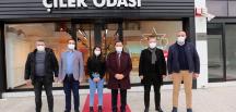 VALİ MASATLI VE BAŞKAN KIRLANGIÇ'TAN ÇİLEK MOBİLYAYA ZİYARET