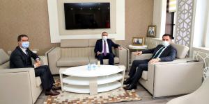 VALİ MASATLI VE İL EMNİYET MÜDÜRÜ KURT’TAN BAŞKAN KIRLANGIÇ’A ZİYARET
